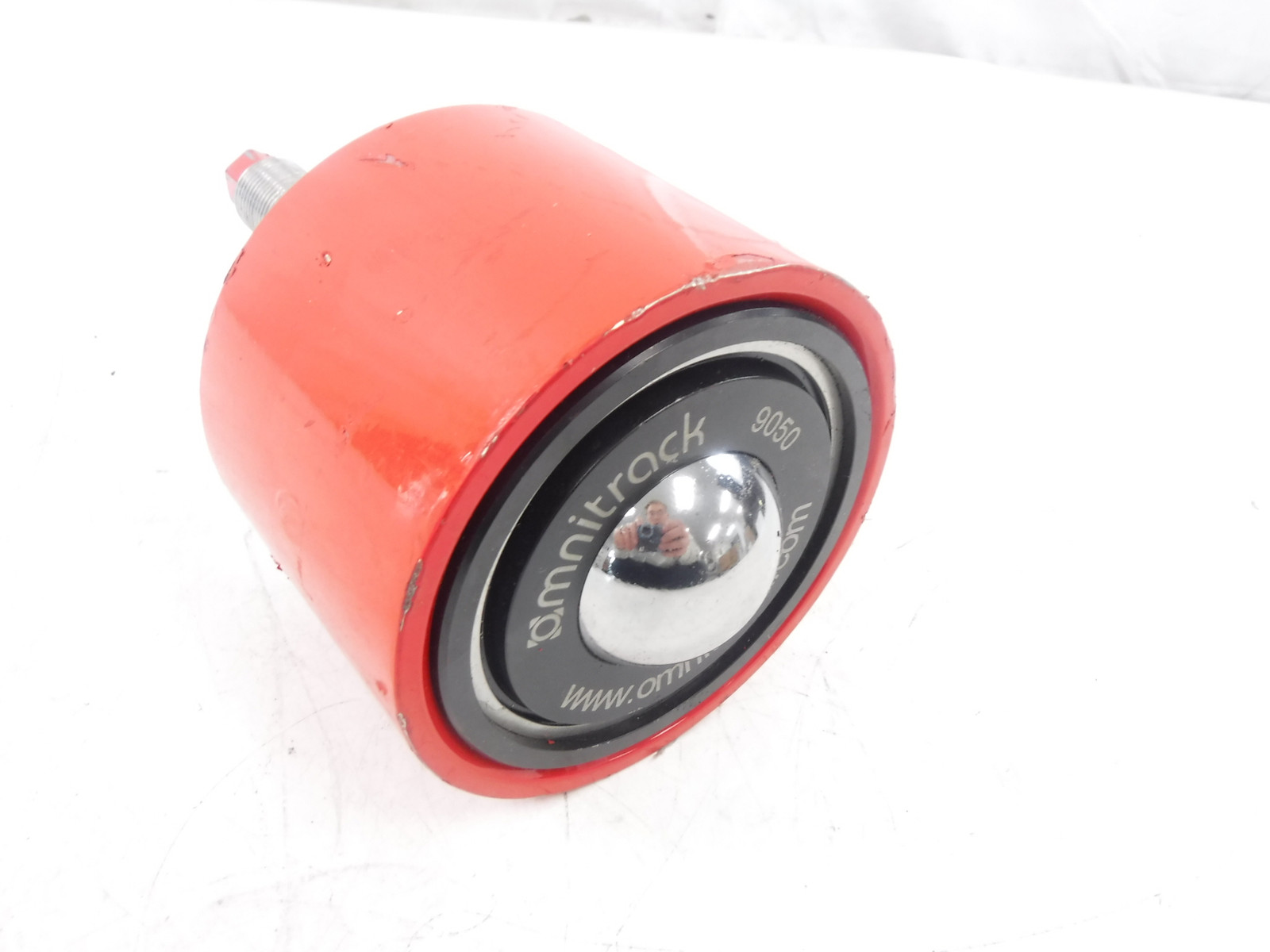 Omnitrack 2″ Ball 5000LB 1″MNPT x 4-1/2″ Rod Red Push Fit Ball Transfer Unit