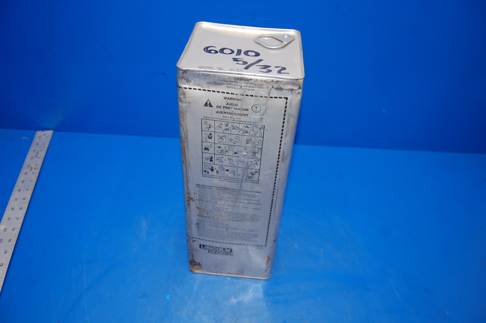 LINCOLN ELECTRIC FLEETWELD E6010 5/32″X14″ ED010285 50LB WELDING RODS ELECTRODES