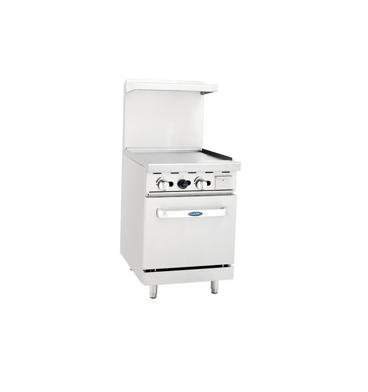 Used Excellent Shape Atosa CookRite ATO-24G, 24″ Griddle with Oven NATURAL GAS