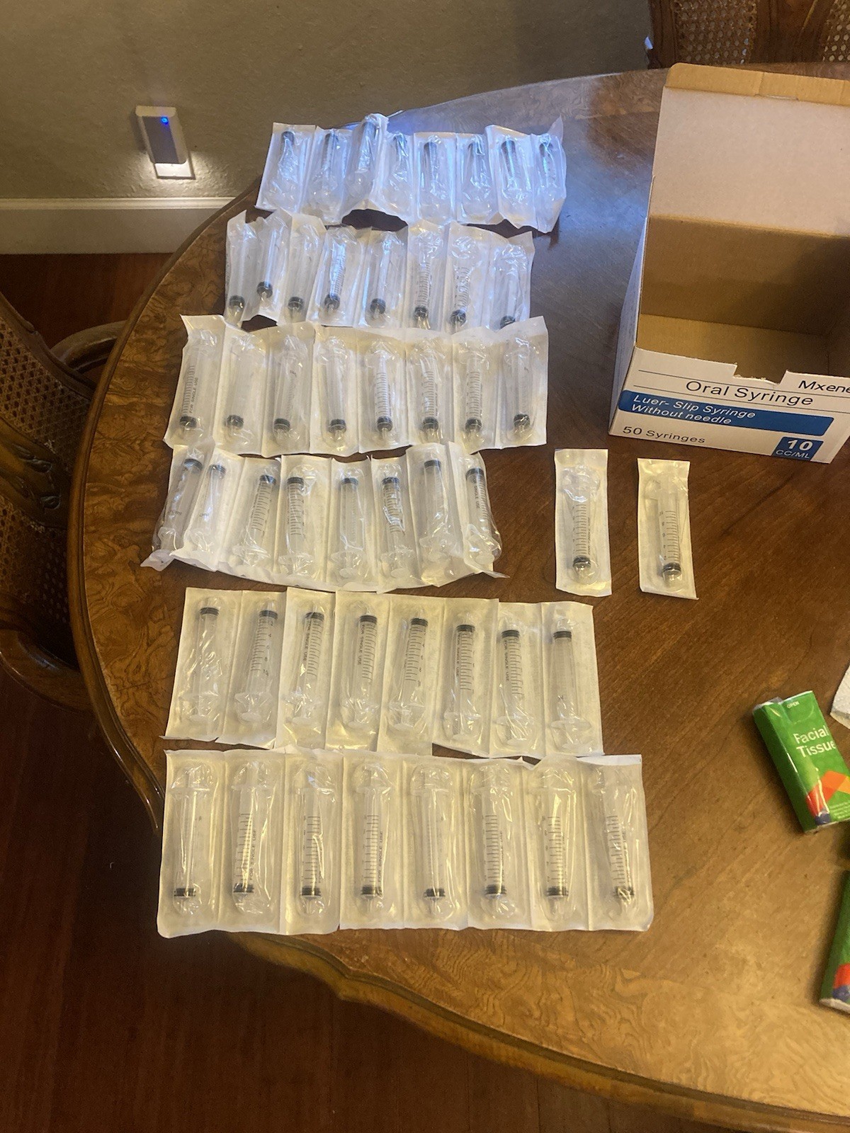 Mxene 50x 10ml Oral Syringes Luer Slip Tip No Needle Sterile Lot Of 2 Boxes