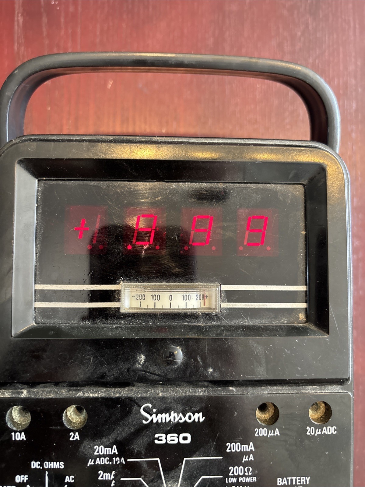 Vintage Simpson 360-2 1970s Digital Volt-Ohm-Milliammeter Instrument RARE!Tested