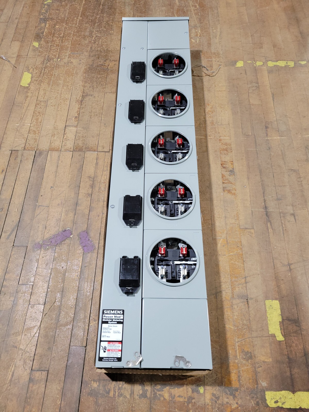 Siemens WMM51125 Power Mod Modular Metering System Meter Stack 125 A 240 VAC