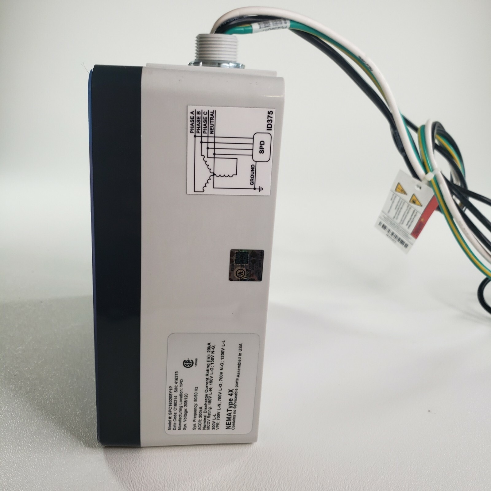 Eaton SPC Series SPC160208Y1P 120/208V Surge Protection Device