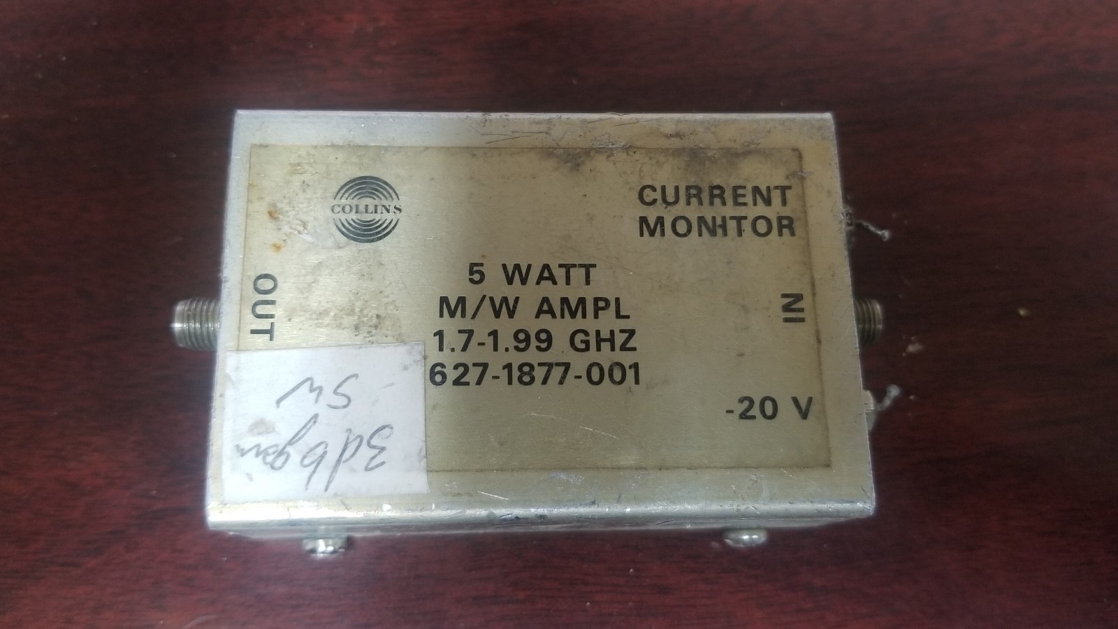 Collins 5 Watt 1.7-1.99GHz Microwave Amplifier