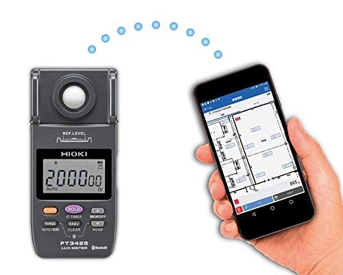 HIOKI FT3425 Illuminance Meter JIS AA Class Bluetooth Data Logger USB Japan