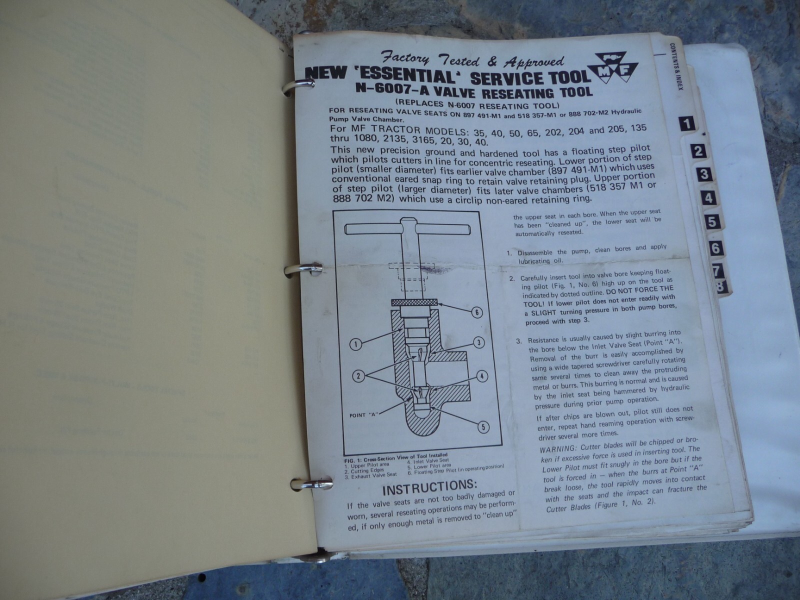 Massey Ferguson Service Tools and Equipment Catalog