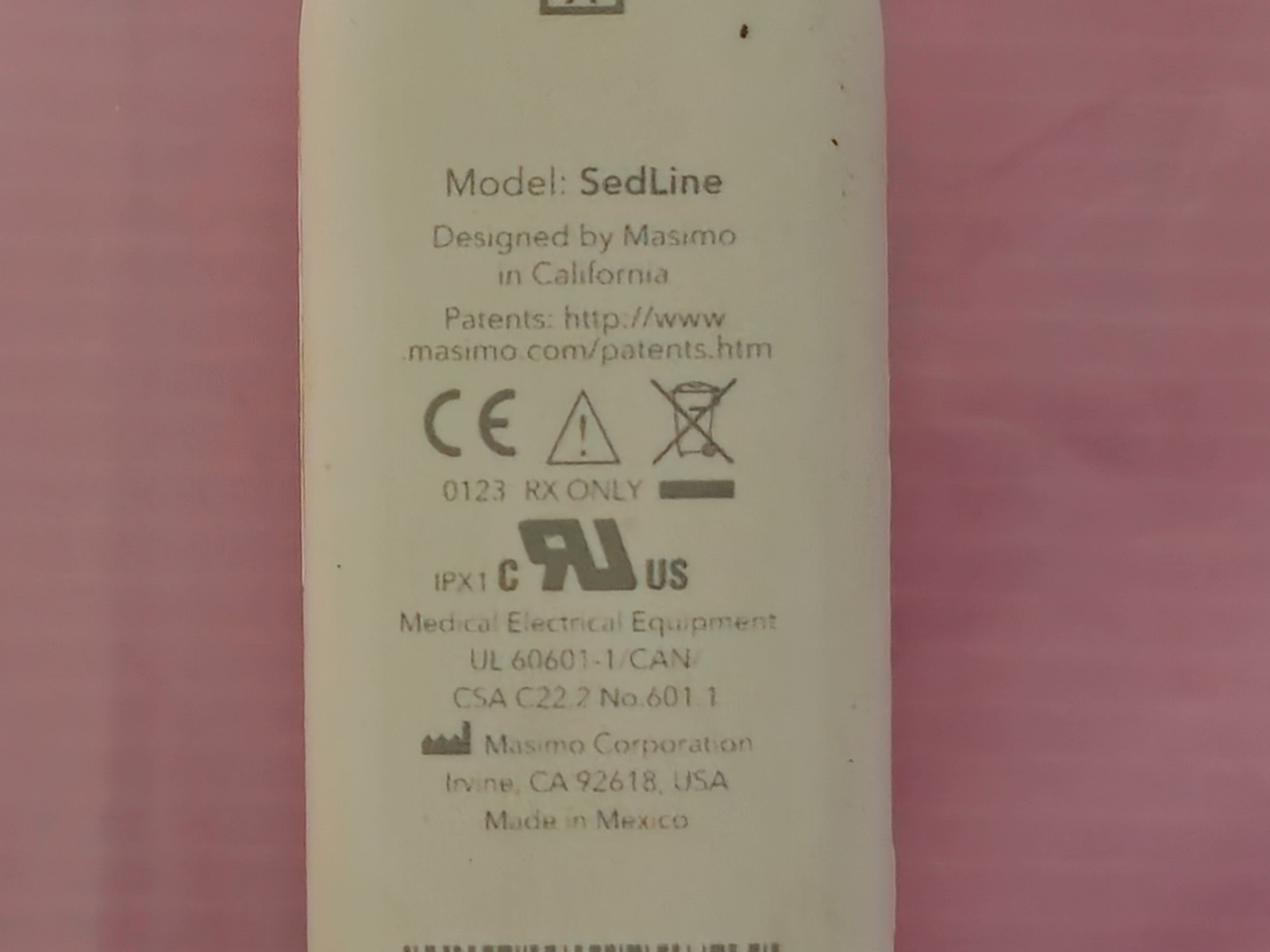 Masimo SedLine Patient Cable Sensor Interface Module EEG Monitoring Cable