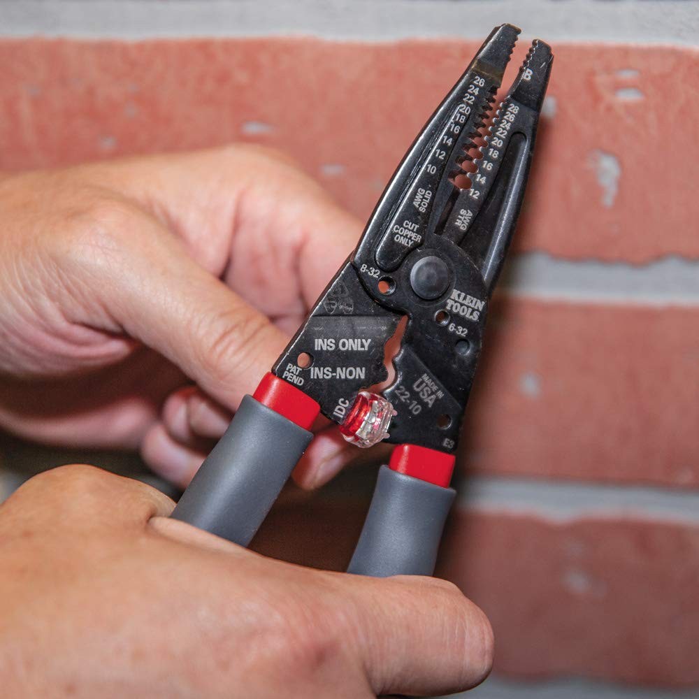 Klein Tools 1019 10 – 26 AWG Solid, 12 – 28 Stranded, Gray/Red