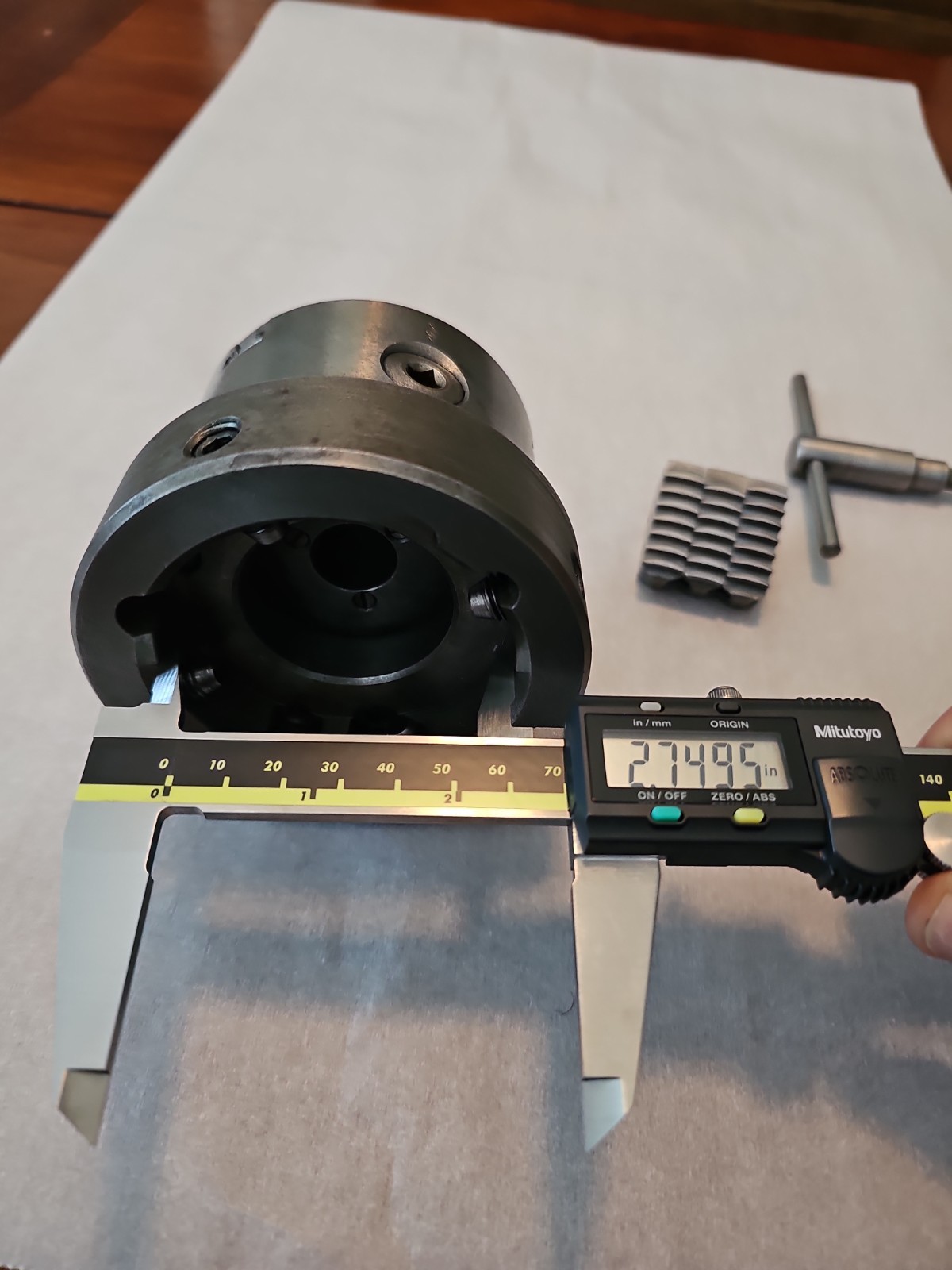 Authentic Vintage Friedrich Deckel /Rohm 3-jaw Chuck 5706 Munich Germany