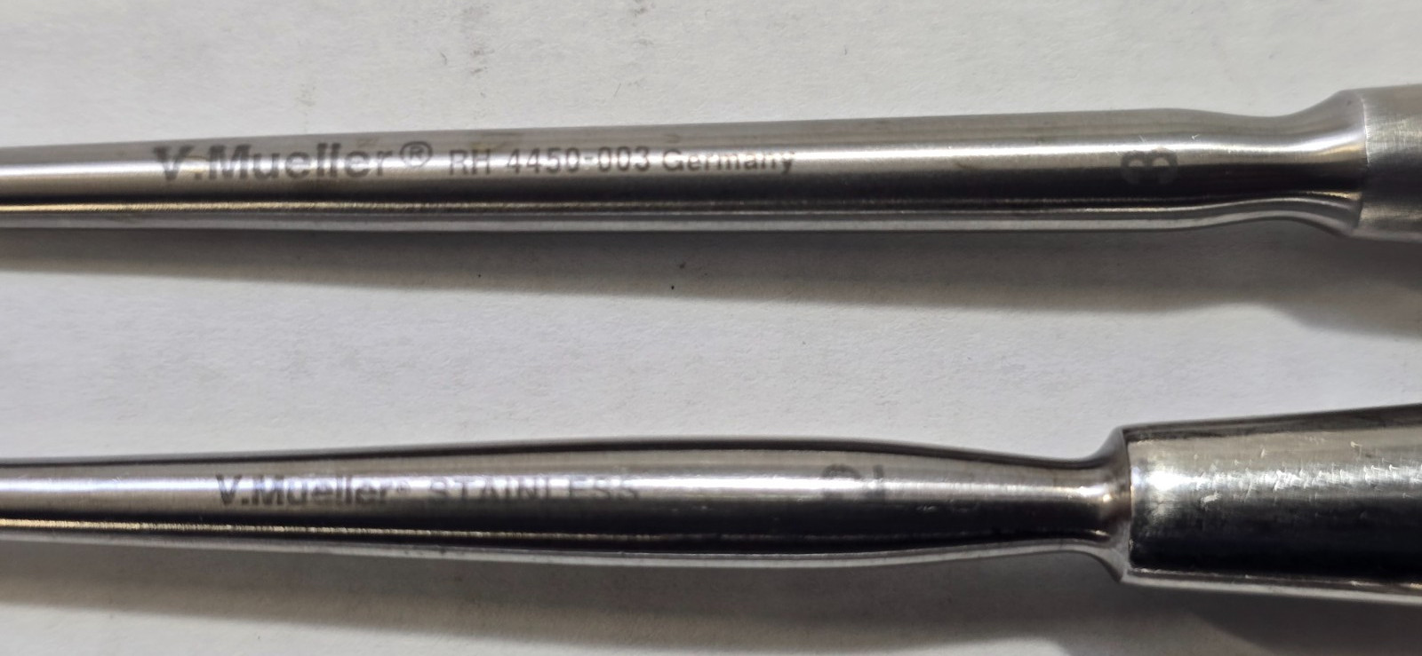 V. Mueller Surgical Barnhill Adenoid Curette Set Size 2,3,4mm REF: RH 4450-002