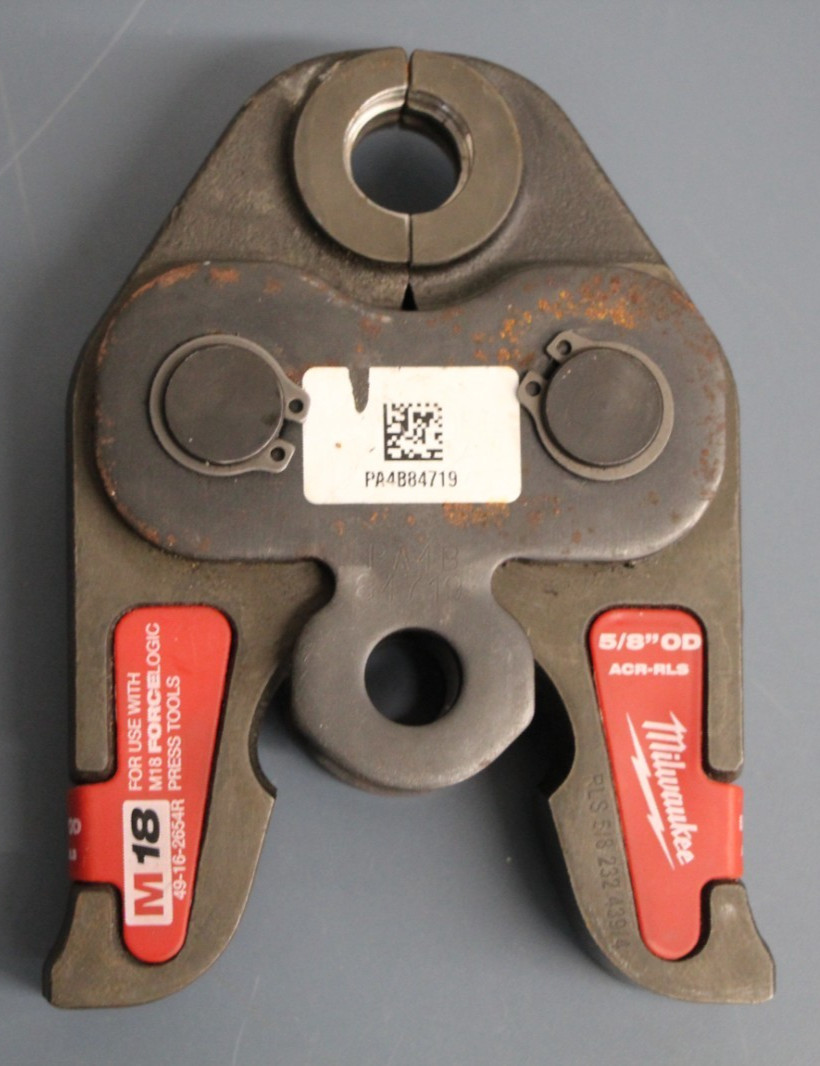 Milwaukee M18 Force Logic 5/8 OD ACR-RLS Press Jaw 49-16-2654R HVAC Crimp Tool