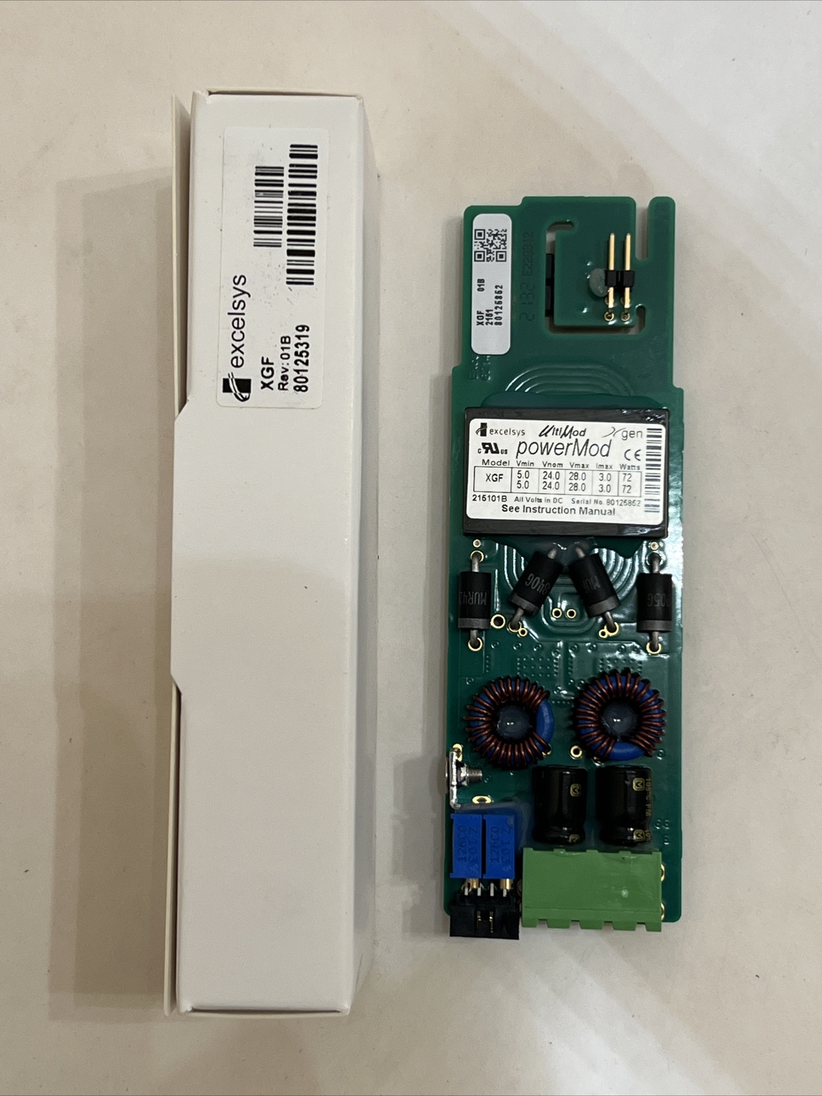 EXCELSYS XGF 5.0 (24-28V) 72W DC Configurable Power Supply Modules NEW !