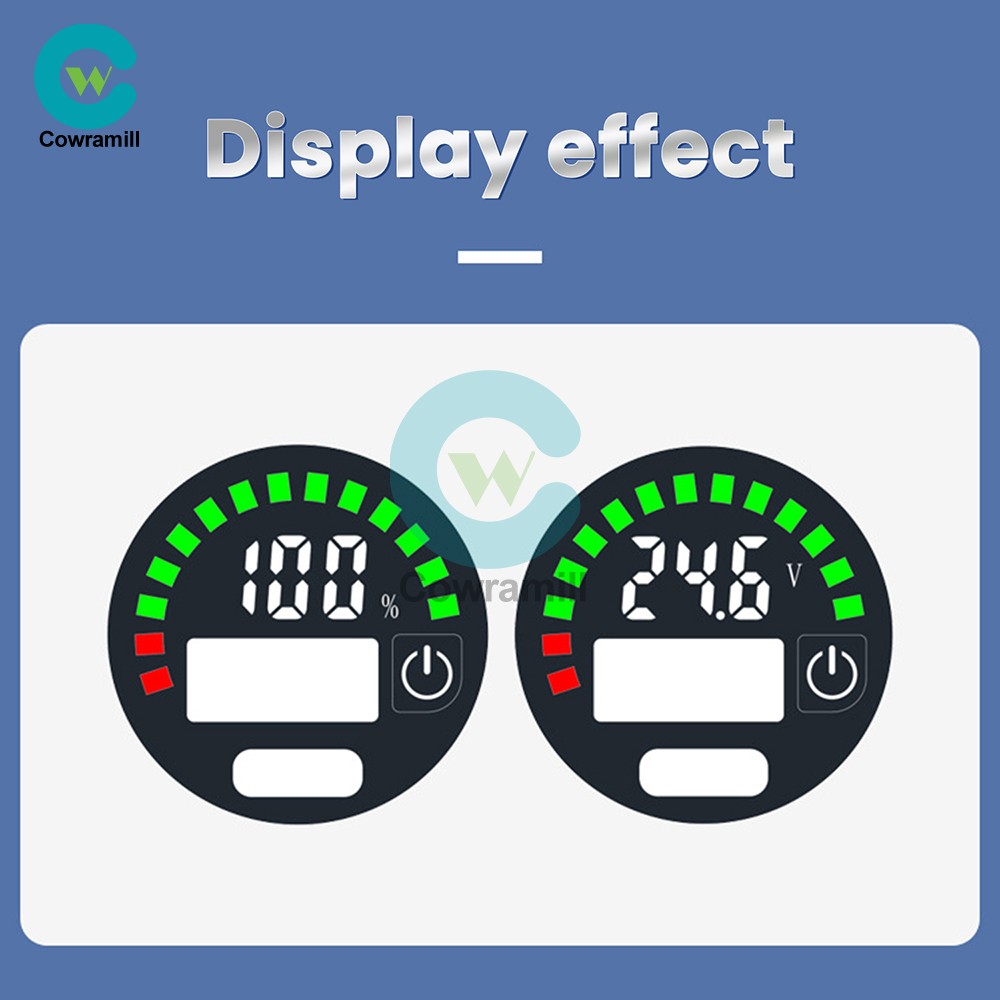 DC 7-30V Waterproof Digital Voltage Battery Capacity Level Indicator Voltmeter