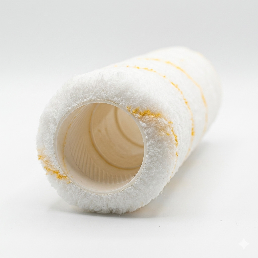 25 Pack PP Core Shed-Resistant 18″ Microfiber Paint Roller Covers – 1/2″ Nap
