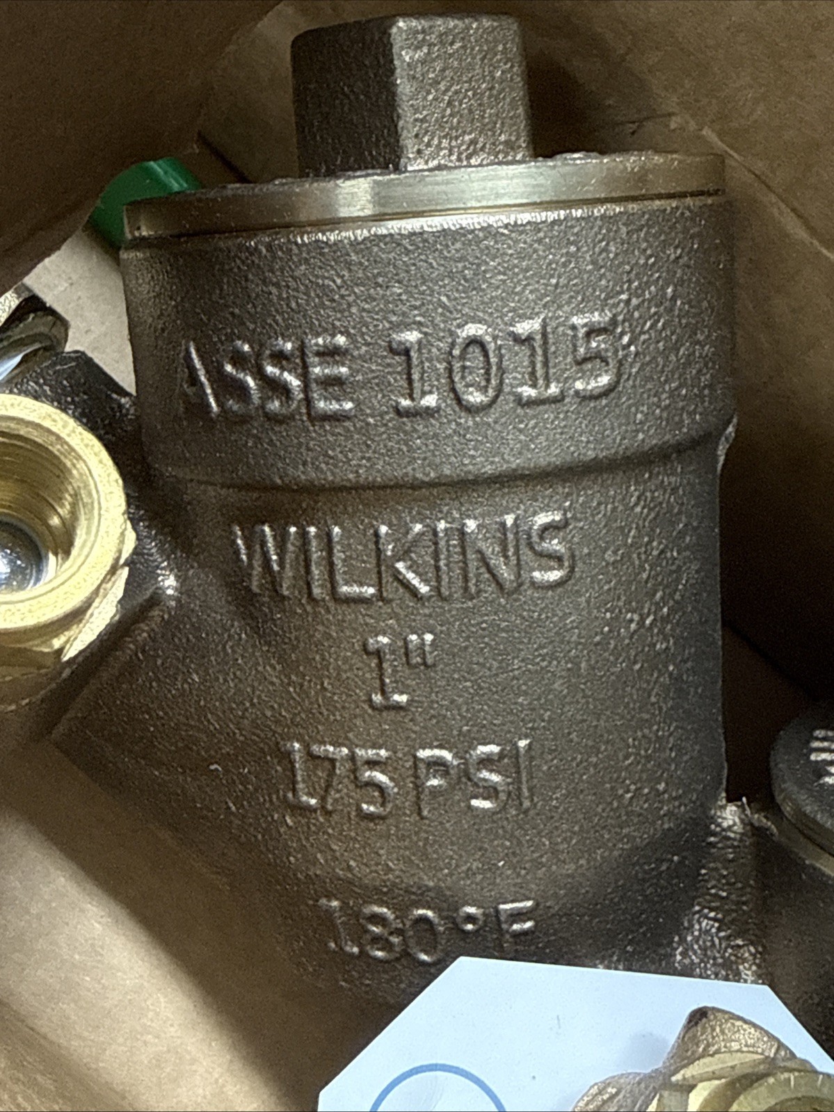 Zurn 1-950XLT2 Wilkins Double Check Valve Backflow Preventer