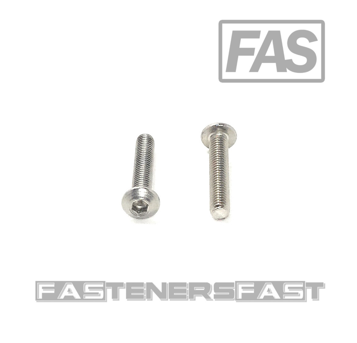 (50) M3 x 0.5 x16 Stainless Steel Button Head Socket Cap Screws ISO7380 M3-.50