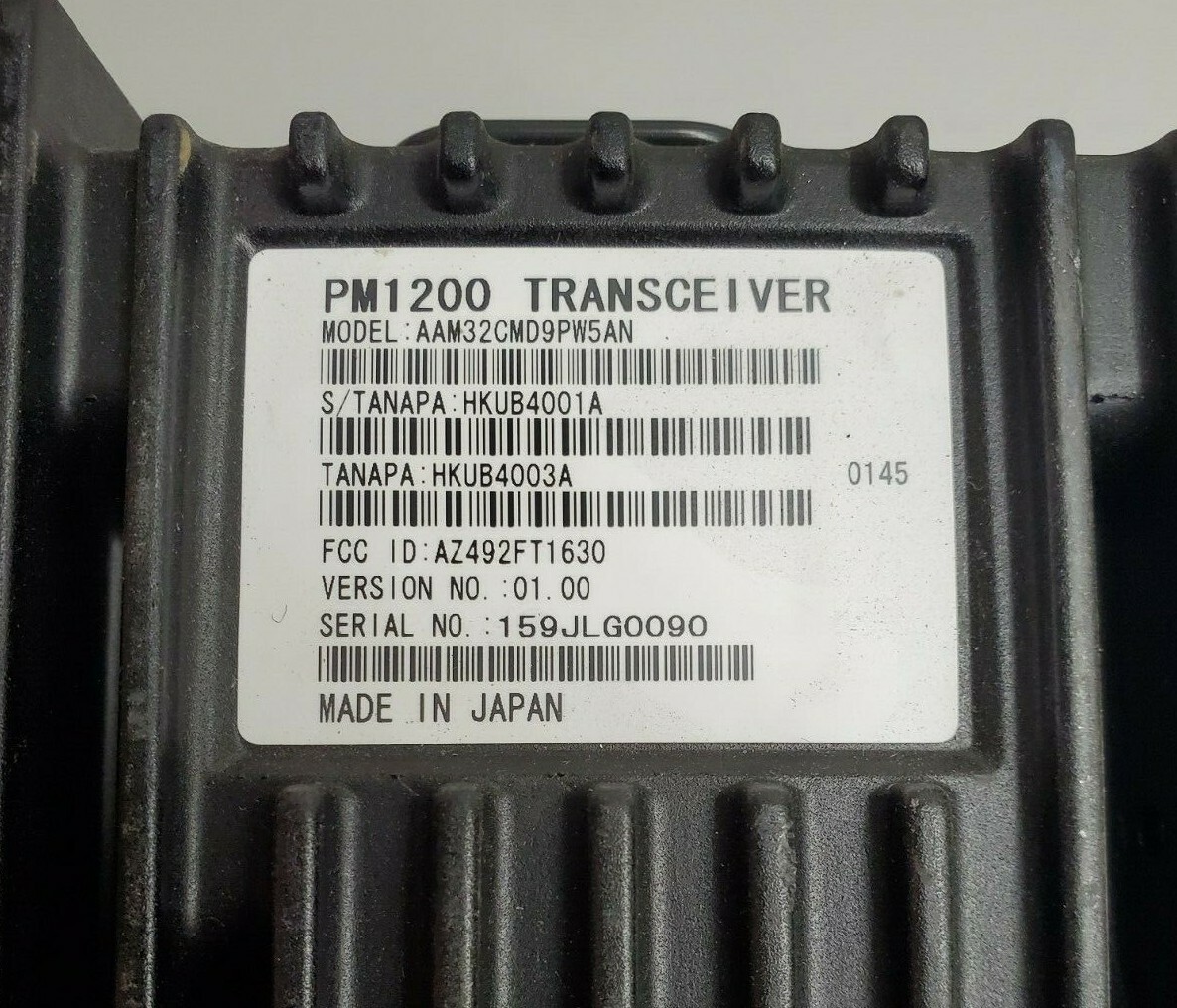 Motorola PM1200 Standard Vertex VX-6000 Two-Way Radio Transceiver Low Band VHF
