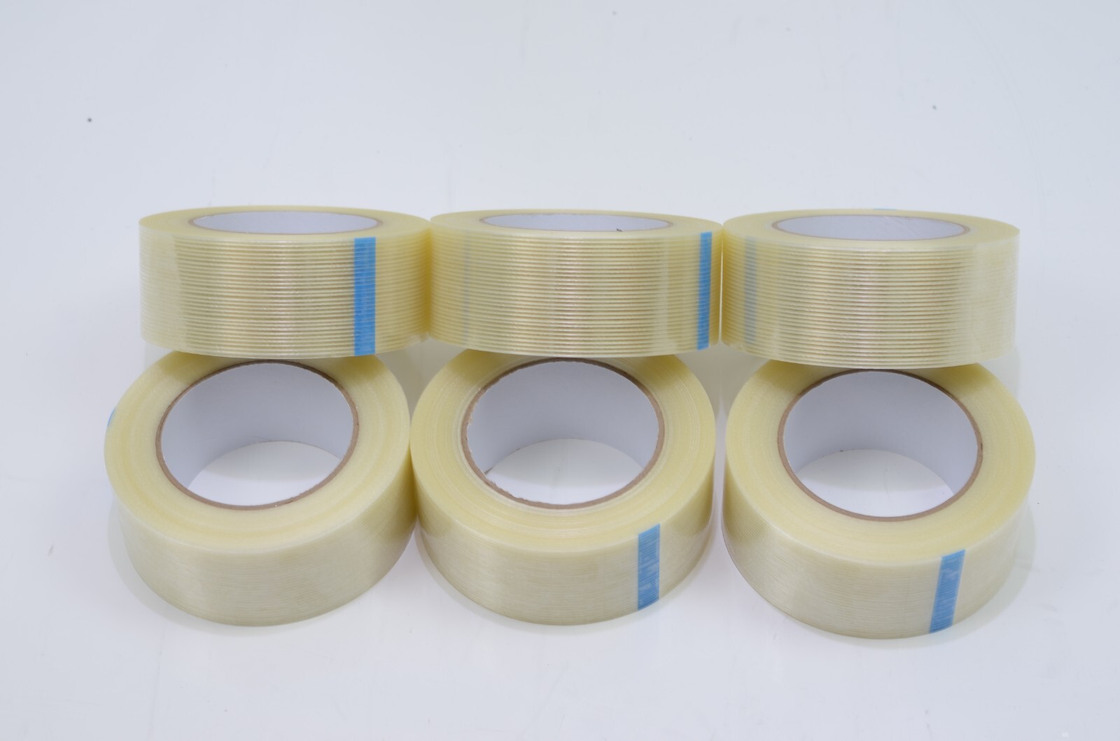 2″ x 60 yd Filament High Tensile Strapping Fiberglass Tape 170 LB rated STICKY