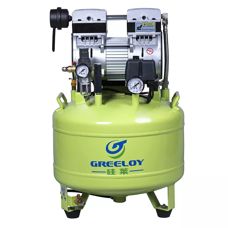 Dental Silent Oil Free Oilless Air Compressor 40L Tank 800w 155L/min GA-81 US