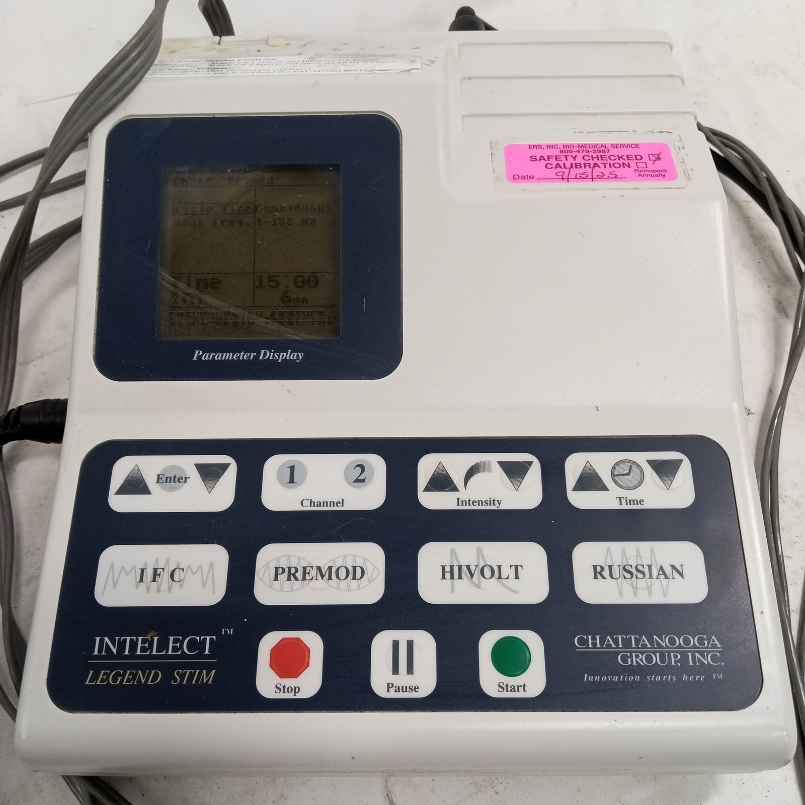 Chattanooga Intelect Legend 2-Channel Ultrasound Laboratory Machine – WORKING