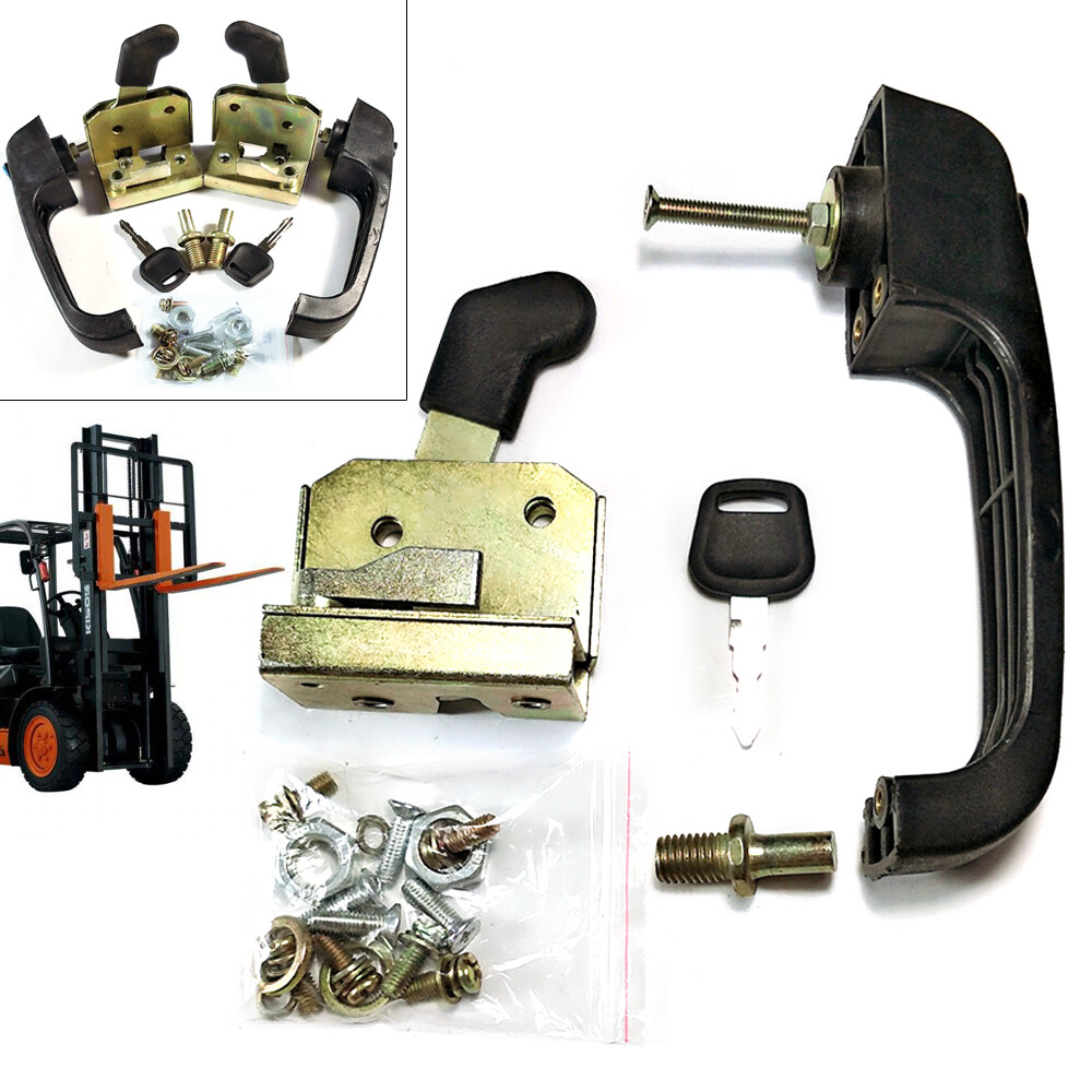 Universal Tractor and Heavy Equipment Lock Door Handle Set Loader Door 18.5*6cm