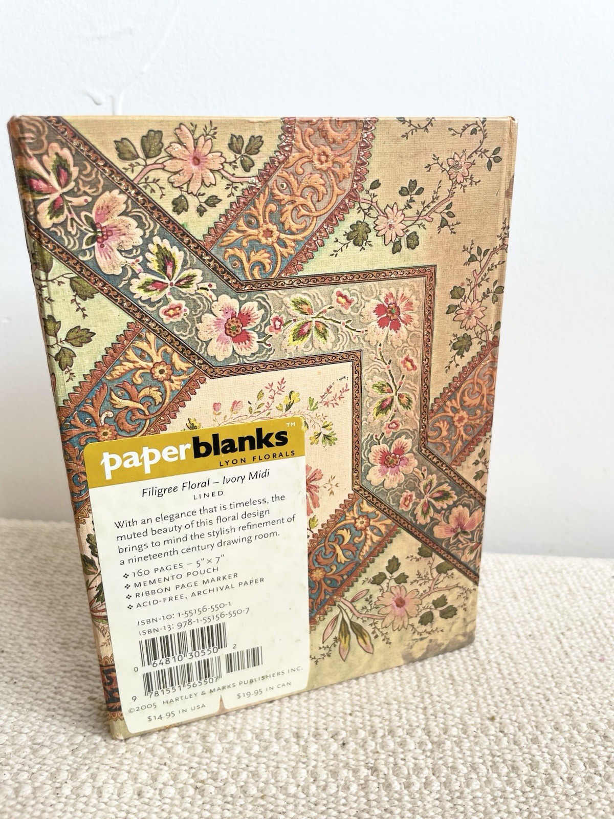 Filigran Floral Lined Magnetic Closure Paperblanks Lined Journal New