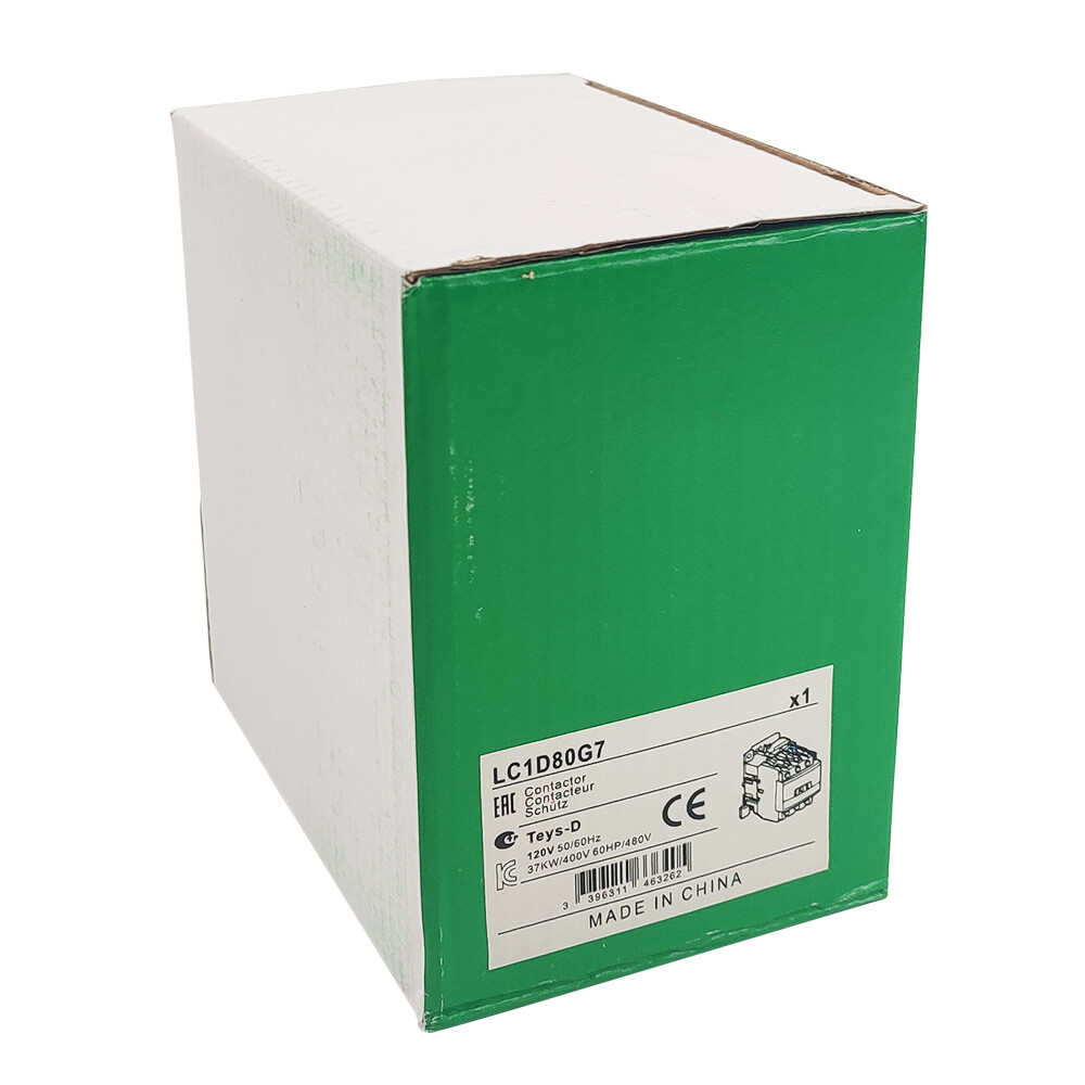 LC1D80G7 replace Deca Schneider Contactor LC1D80G7 3P 80A AC Contactor 120V coil