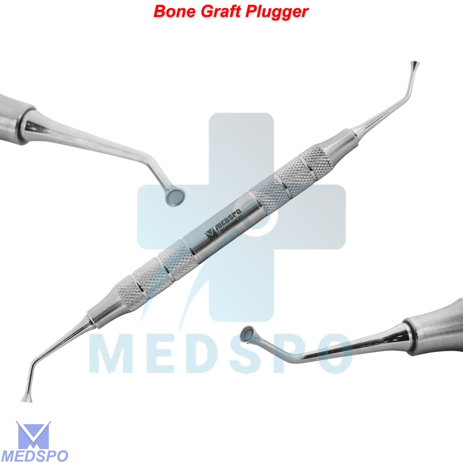 Dental Implantology Packer Compactor Implant Bone Graft Scoop Plugger Carrier