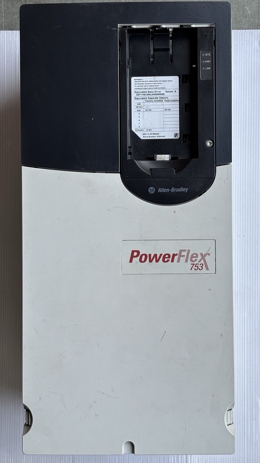 Allen-Bradley 20F11ND052JA0NNNNN 480V 40HP General Purpose AC Drive