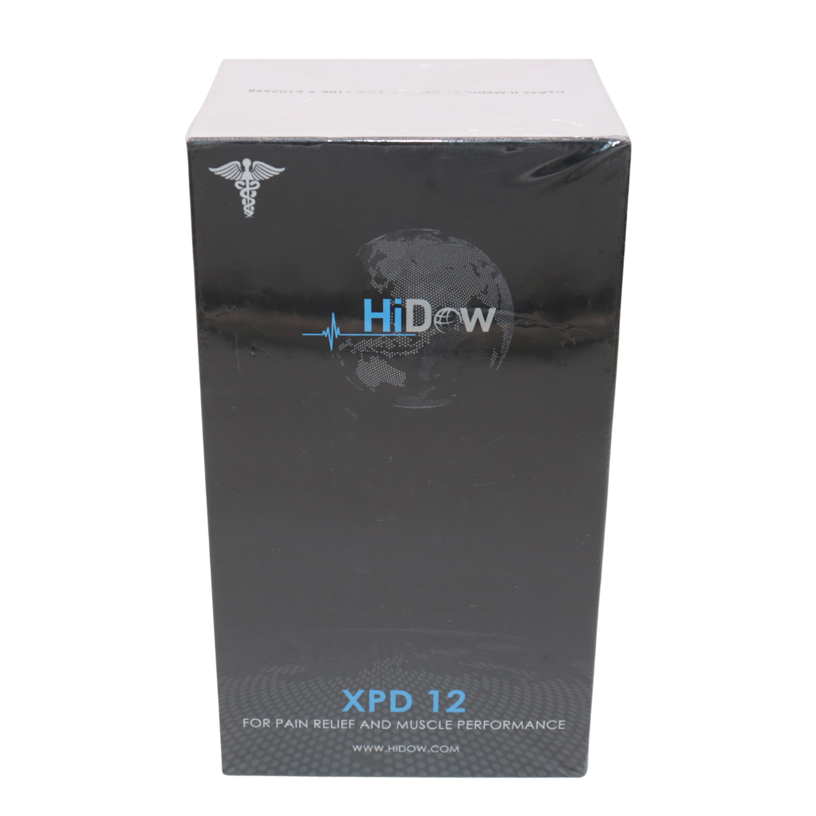 HiDow XPD 12 TENS EMS Muscle Stimulator 2-Channel JQ-5C-S Complete Kit new