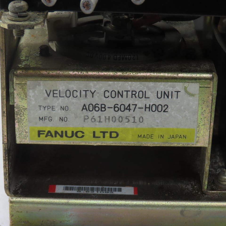 Fanuc A06B-6047-H002 A20B-0009-0320/012D Velocity Control Unit