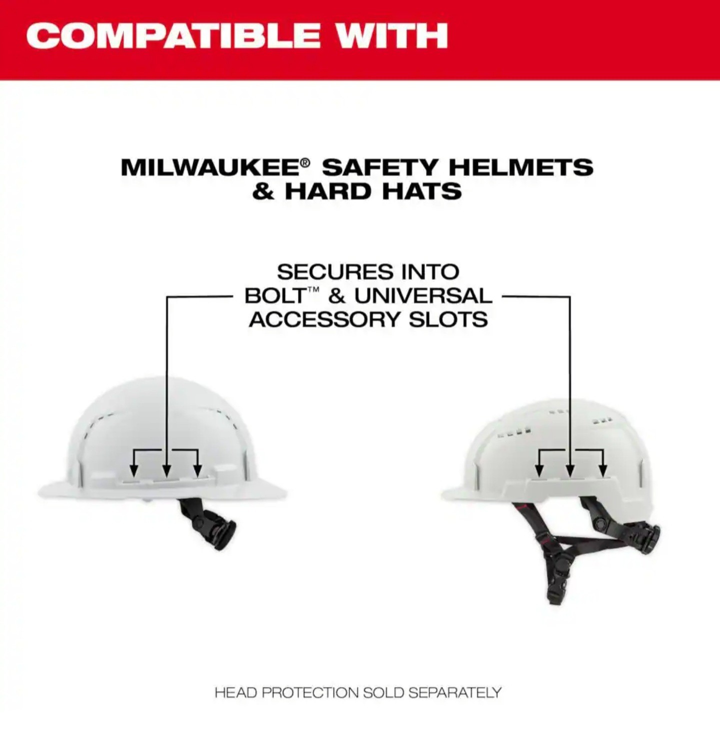 Milwaukee 48-73-3251 BOLT 26dB Earmuffs