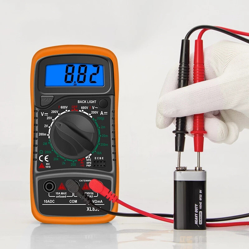 XL830L Digital Multimeter Handheld Multimeter Digital Beep Meter