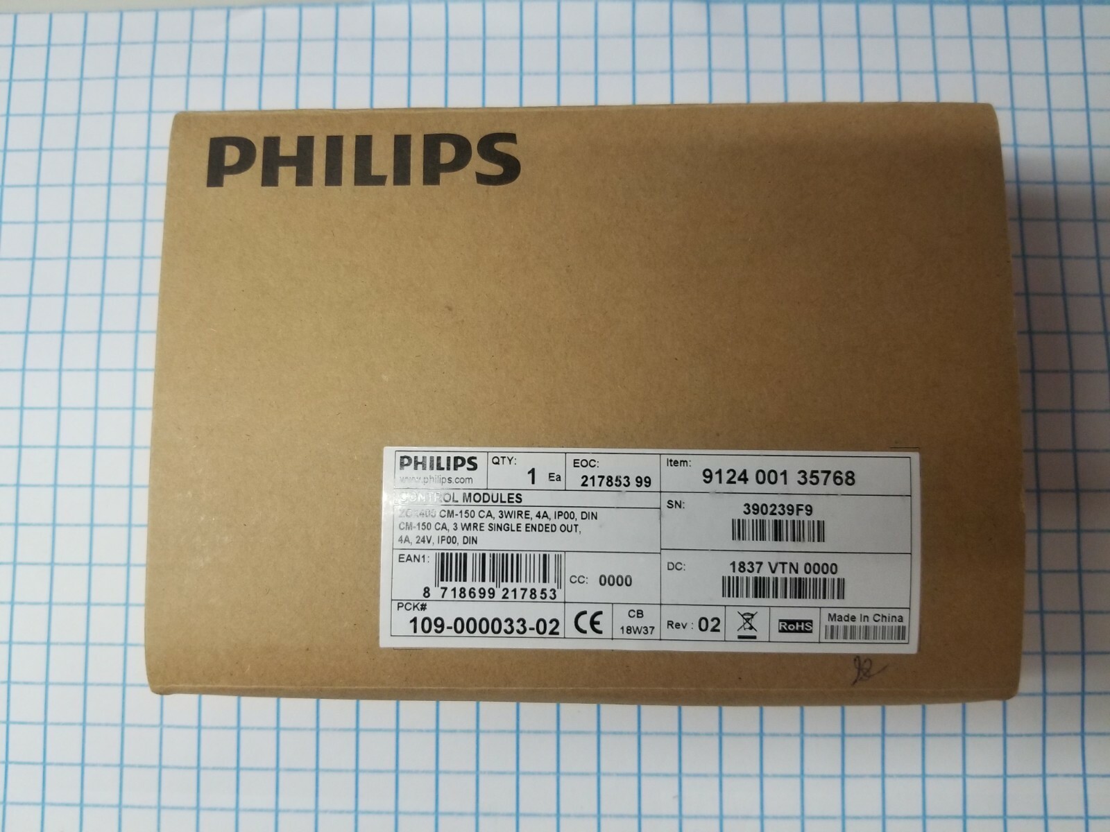 912400135768 ZCX400 CM-150 CA, 3WIRE, 4A, IP00, DIN