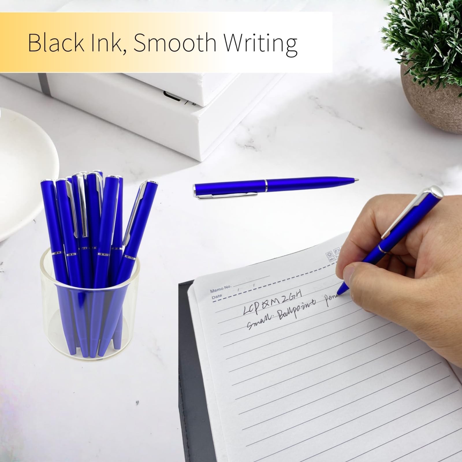 50 Pcs Small Ballpoint Pens, 4 Inch Mini Pens Bulk, for Pocket Notebooks and …