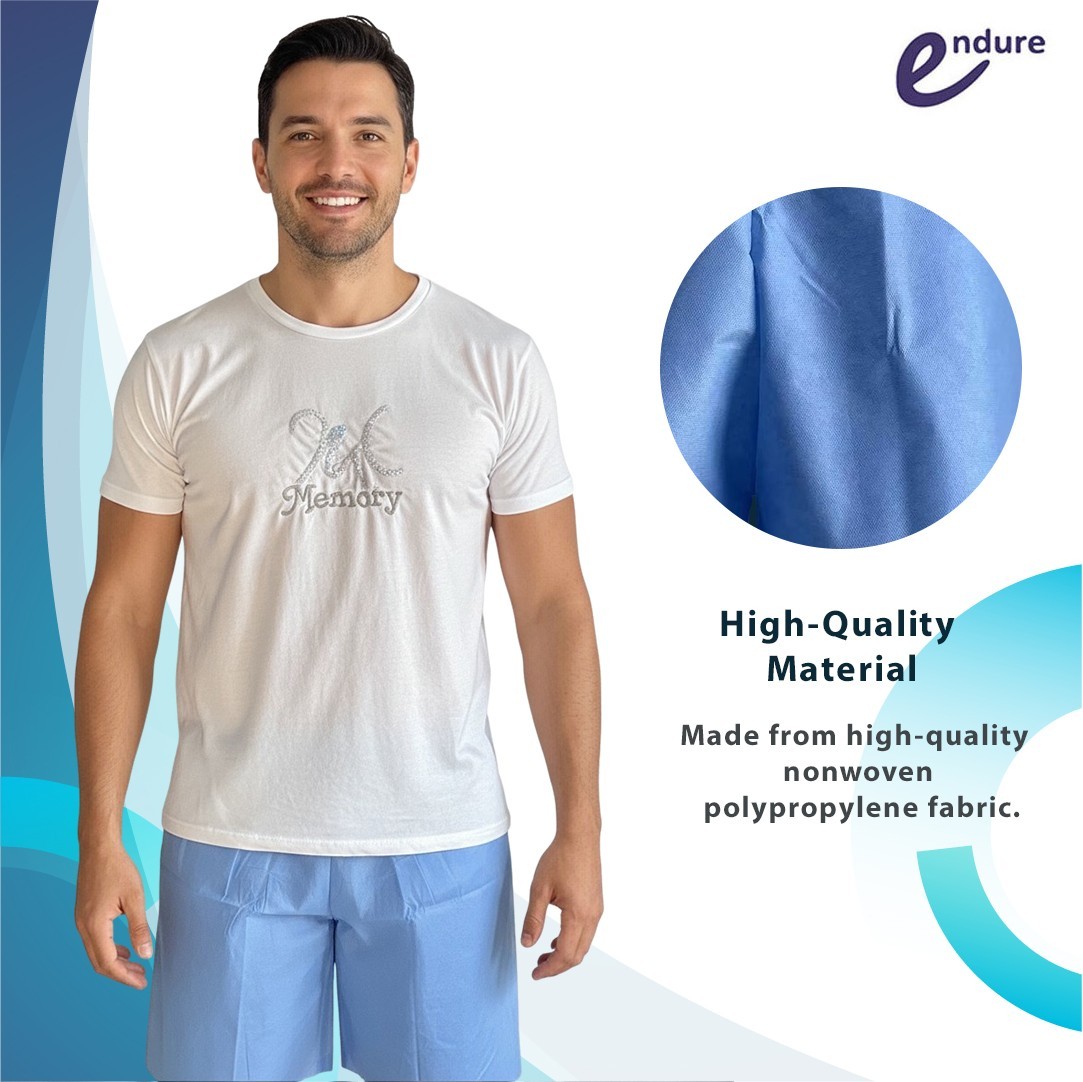 Endure Ind Medical Exam Shorts – Case of 100 Pcs, Disposable, Latex-Free