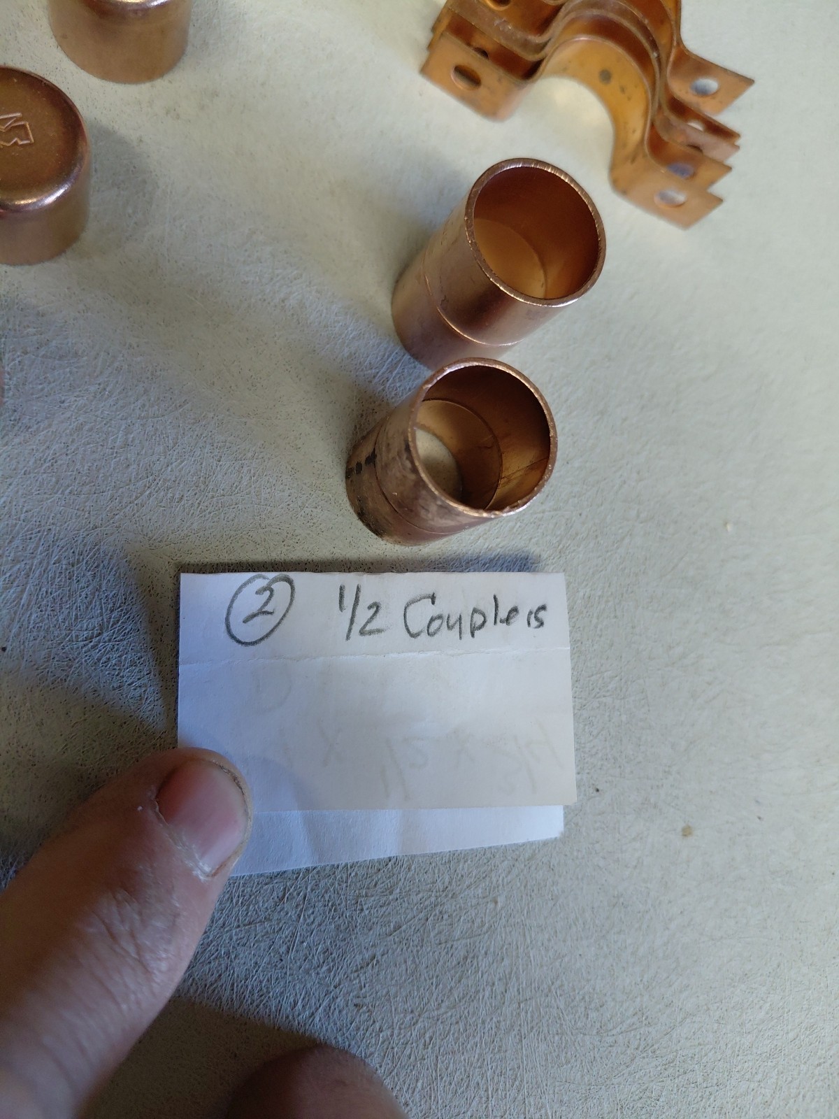 Copper Sweat Fittings Assorted sizes( One Lot As Listed NOS)