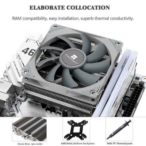 Thermalright AXP-90 X53 Low Profile CPU Air Cooler Height 53mm,