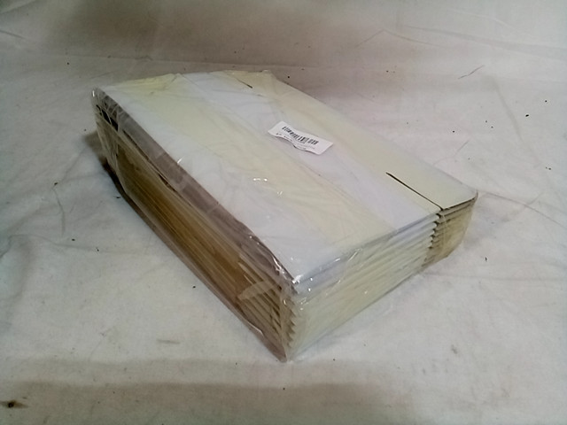 Flat Foldable Cardboard Gift / Shipping Boxes 10pk – White – 7X5X2″