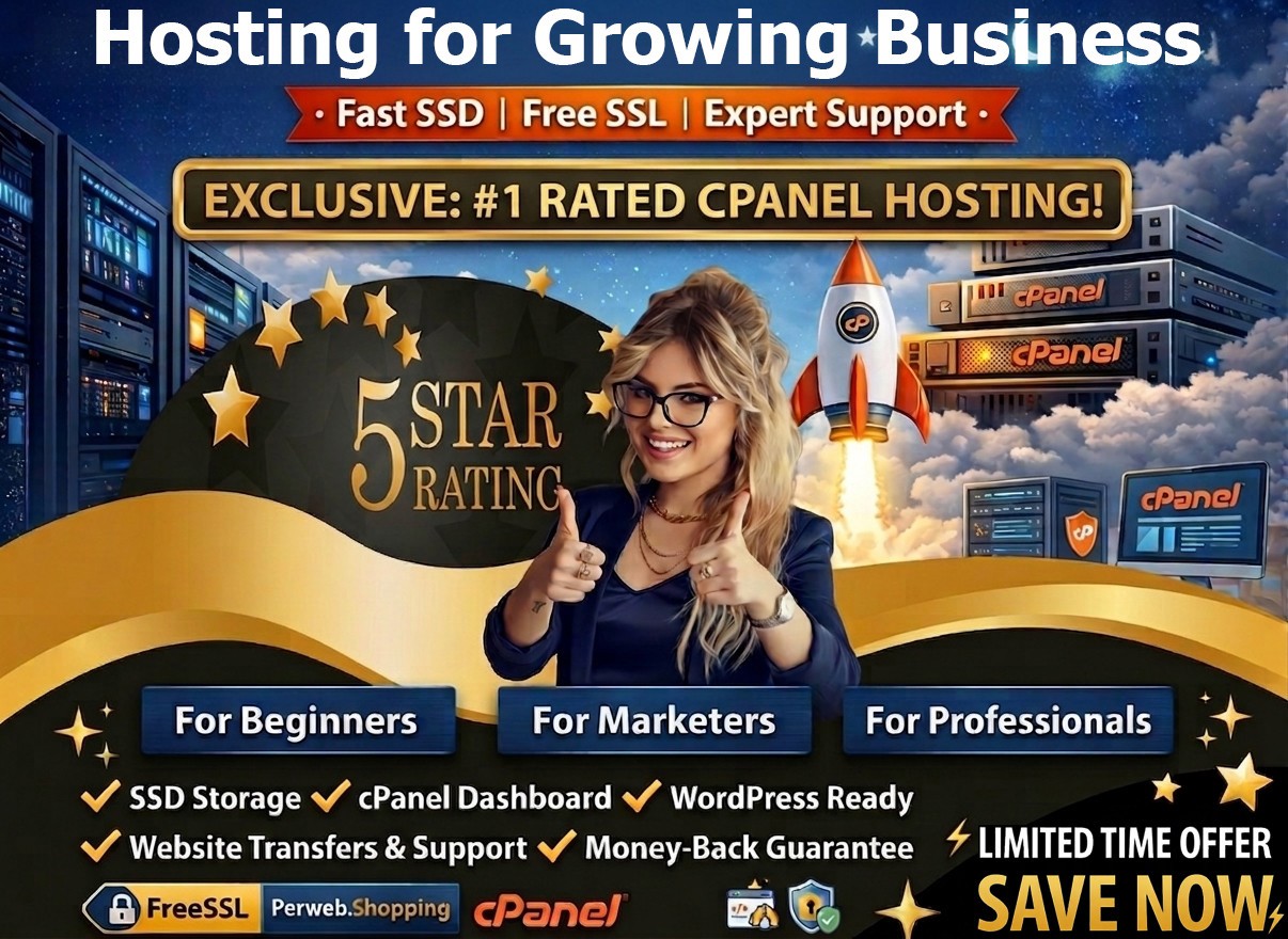 Hosting for Growing Business – 🌟 Unlimited SSD, Free SSL Bonus | Only $14.99/Yr