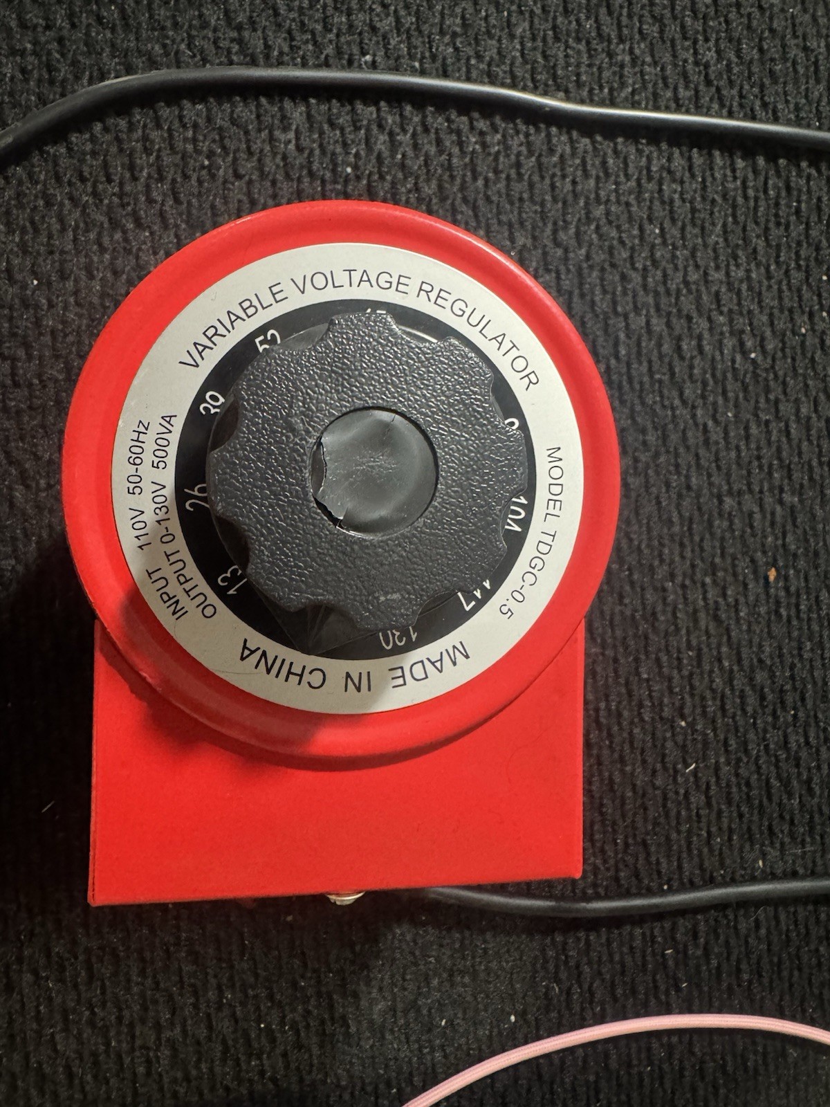 TDGC-0.5KM 500VA Autotransformer Variable Voltage Regulator 0-130V AC 110V 60Hz