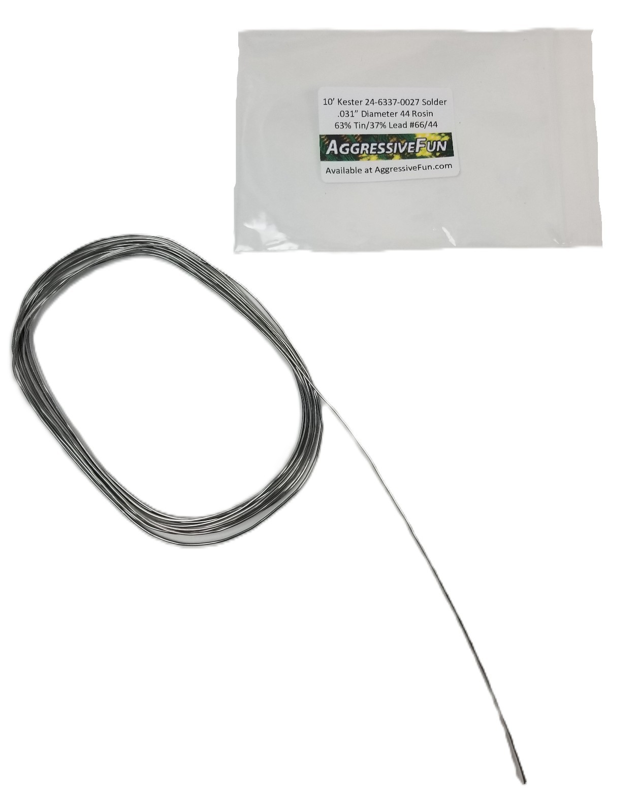 Kester 44 Rosin Core Solder .031″ .8mm 63/37 Eutectic 24-6337-0027 30ft 1.1oz