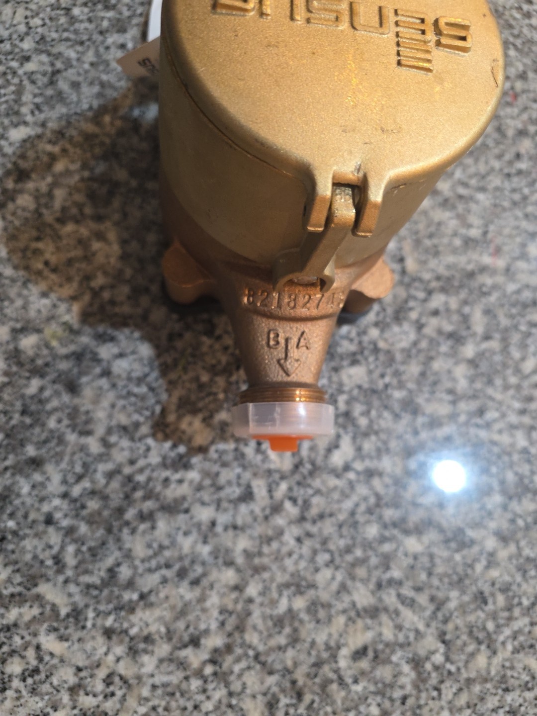 Sensus SR II 5/8″ Brass Water Meter – Zero Hours – New
