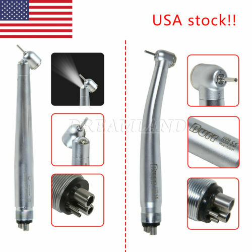 1-10* Dental 45° Degree LED E-generator/High Speed No LED Handpiece 4Hole U3BM