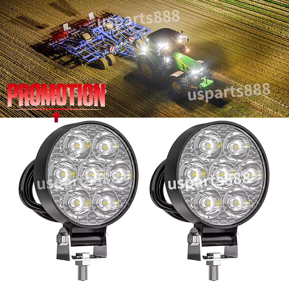 2.5inch 120W LED Work Light Headlights fit John Deere Case New Holland Tractor