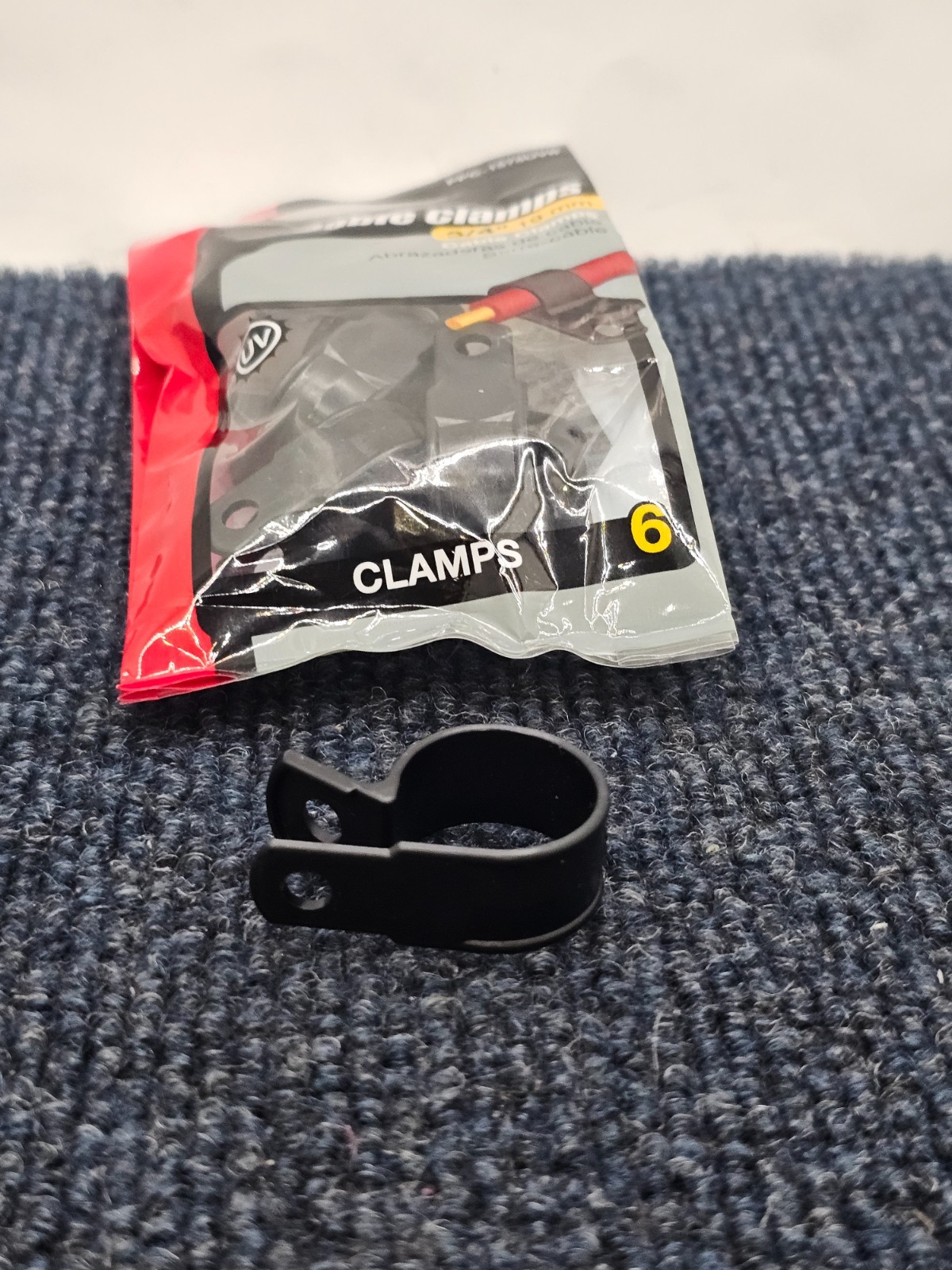 (QTY 30) GB Gardner Bender PPC-1575UVB 3/4 inch Black Plastic Cable Clamps