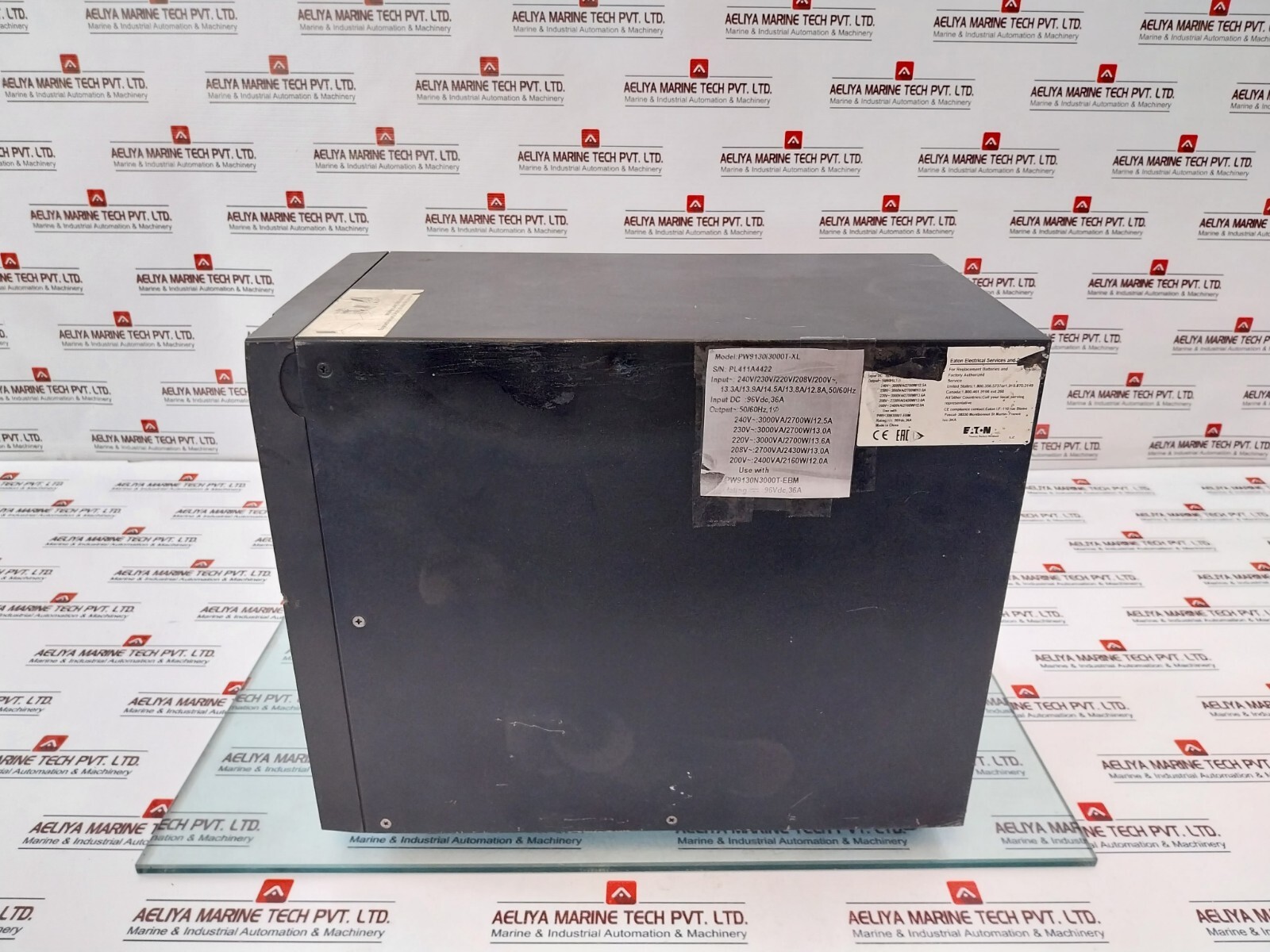 Eaton PW9130I3000T-XL UPS System 9130 36A 96Vdc 1 ø 50/60Hz FW: 1.30