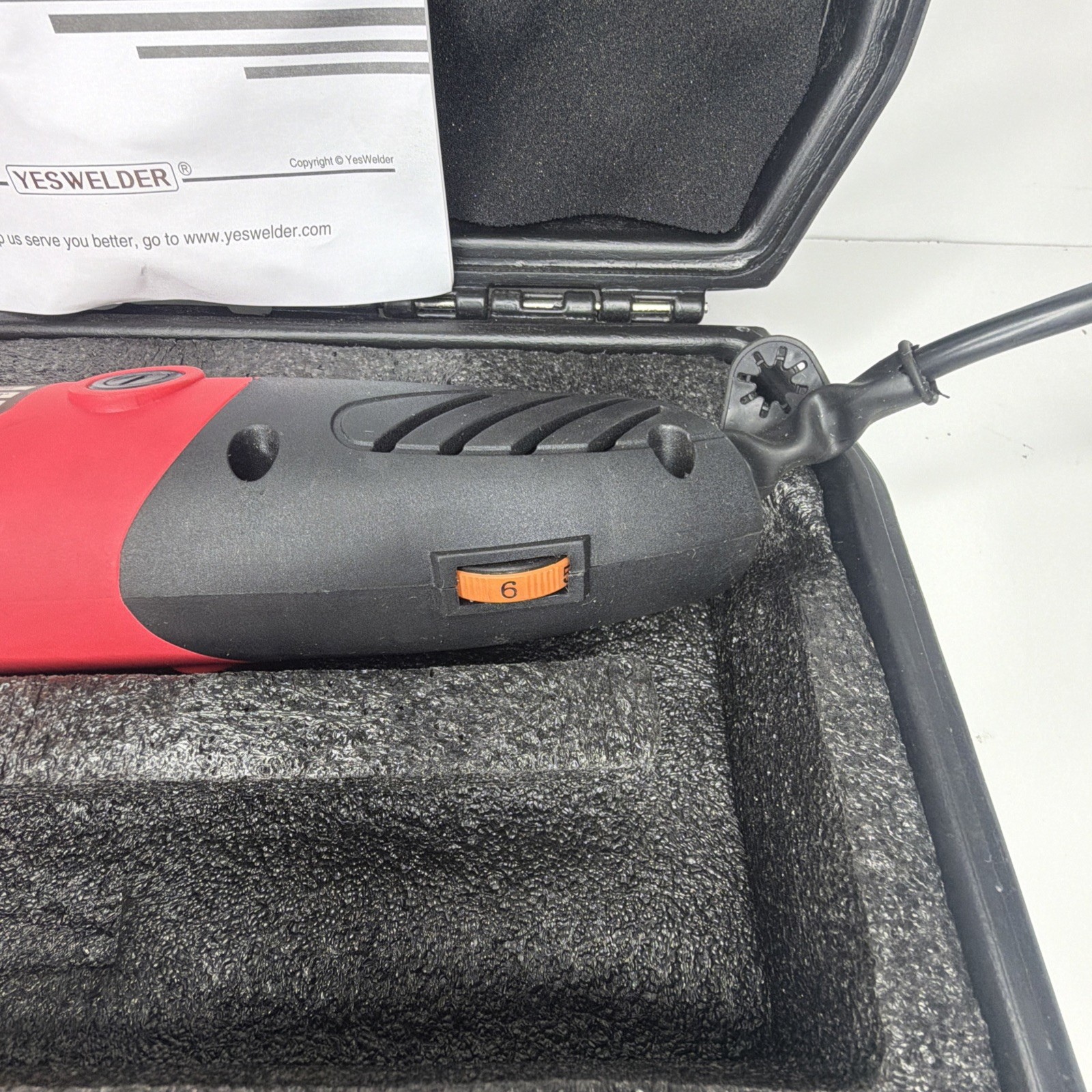 YESWELDER Tungsten Electrode Sharpener Grinder For TIG welding MJQ01 Hardly Used