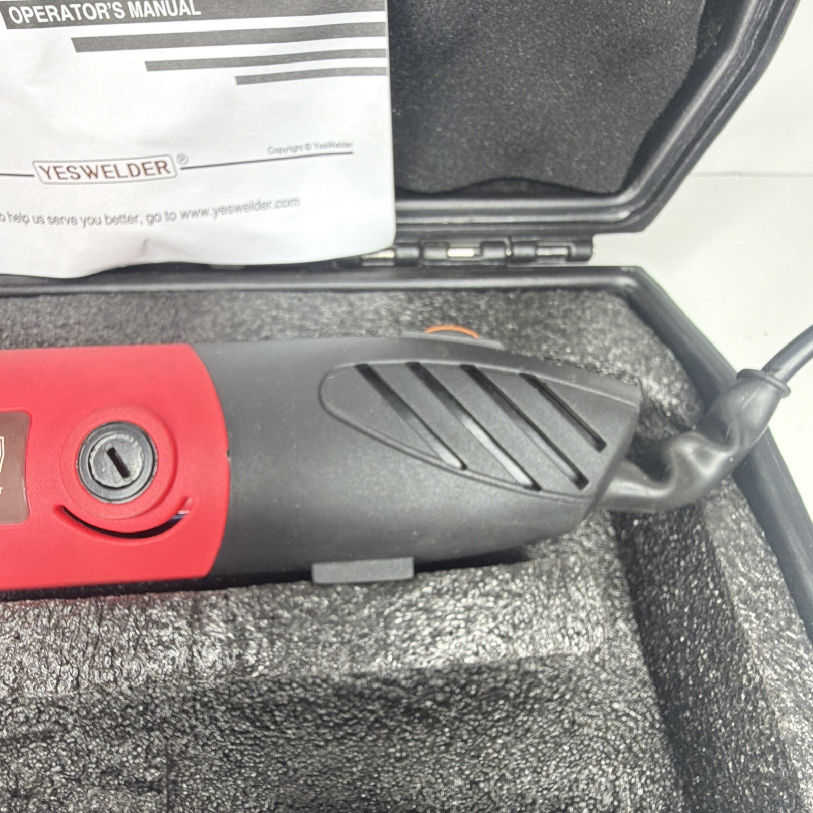 YESWELDER Tungsten Electrode Sharpener Grinder For TIG welding MJQ01 Hardly Used