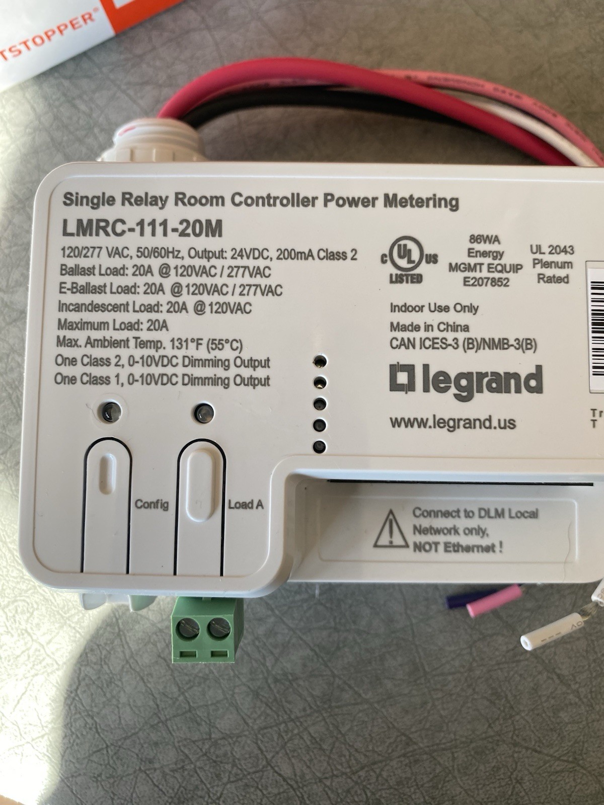 WATTSTOPPER LMRC-111-20M